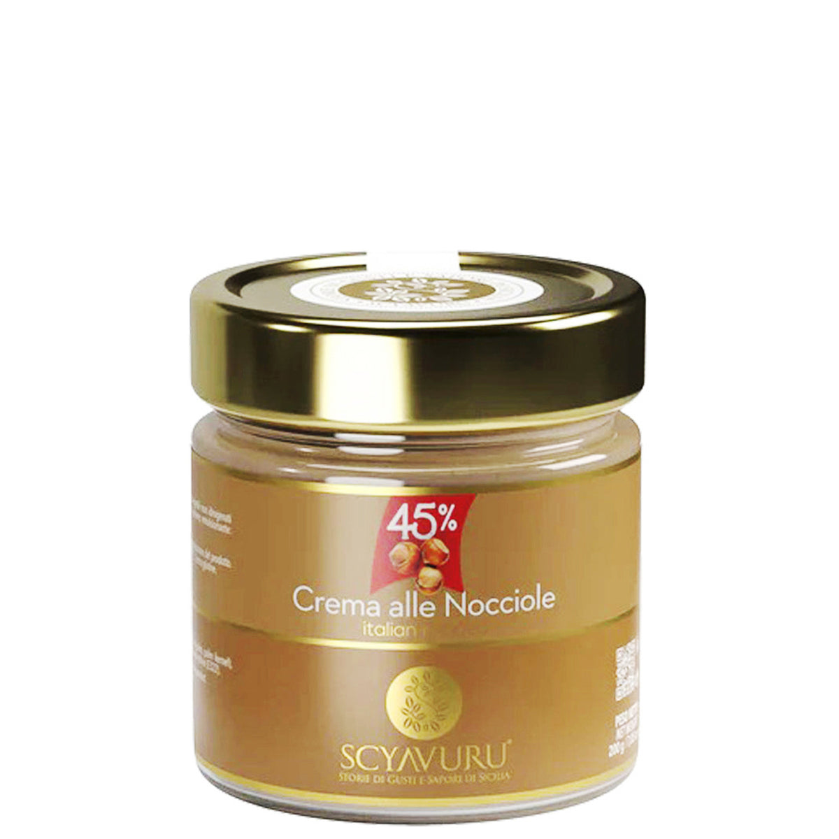 Hasselnøddecreme 45% 200g - Tilbud: kort holdbarhed